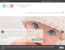 Tablet Screenshot of estimulacionparabebes.com
